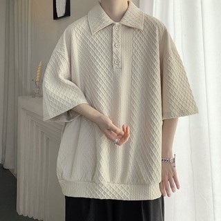 Áo Thun Polo Ngắn Tay Form Rộng Phong Cách Trang Trọng Dành Cho Nam