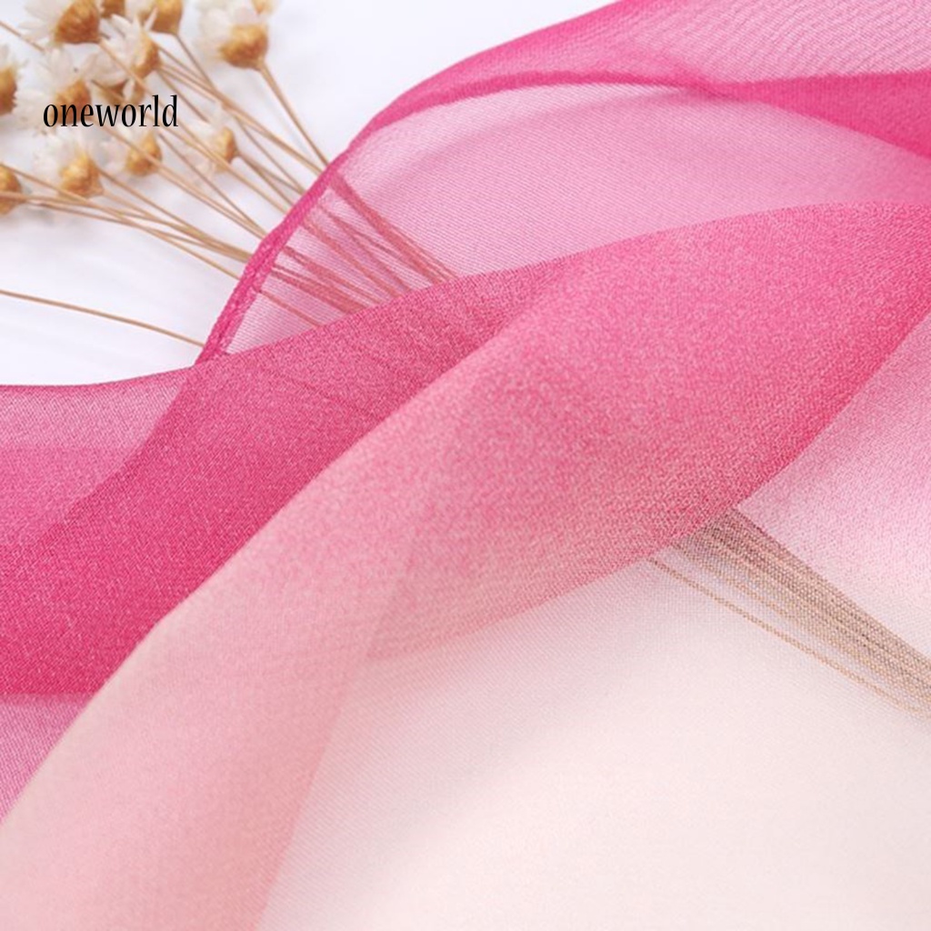 Oneworld| Khăn Choàng Dài Màu Sắc Gradient Thời Trang Mùa Hè Dành Cho Nữ