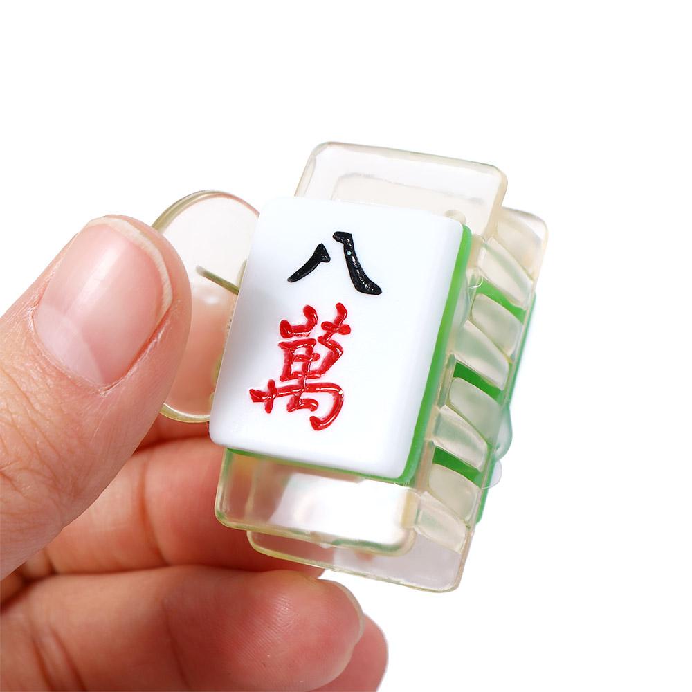 Kẹp Tóc Mini Họa Tiết Hoạt Hình Mạt Chược Sáng Tạo Dễ Thương Cho Nữ