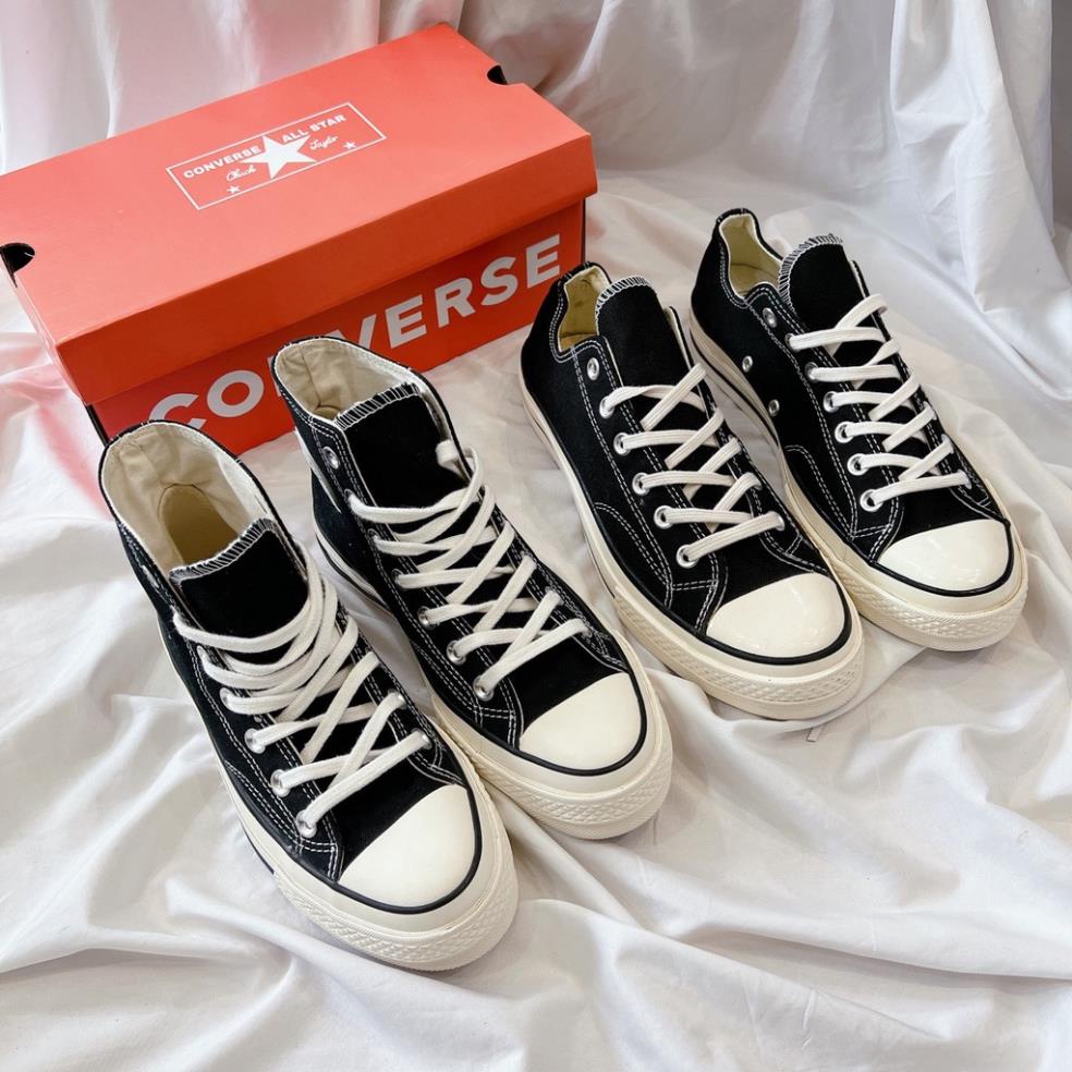 Giày Converse CV 1970s Cổ Cao,Thấp Đen - Giày Thể Thao Nam Nữ Thời Trang Học Sinh Đi Học Giá Rẻ Full Box Bill