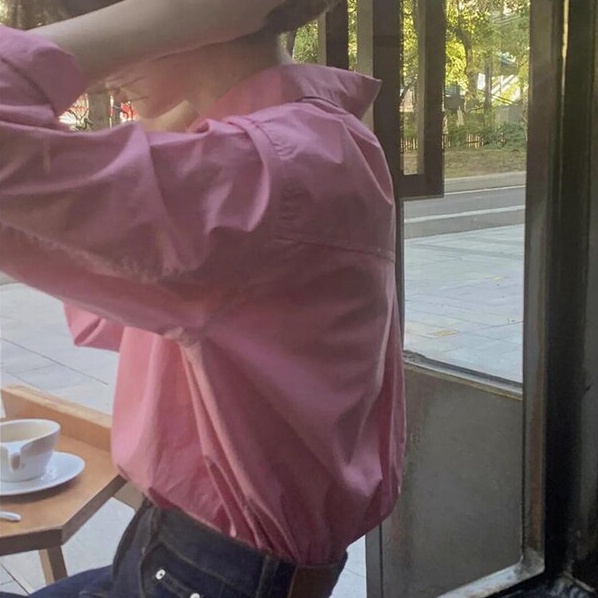 SUXI Áo Sơ Mi Dài Tay Dáng Rộng Thời Trang Mùa Xuân Hàn Quốc Dành Cho Nữ