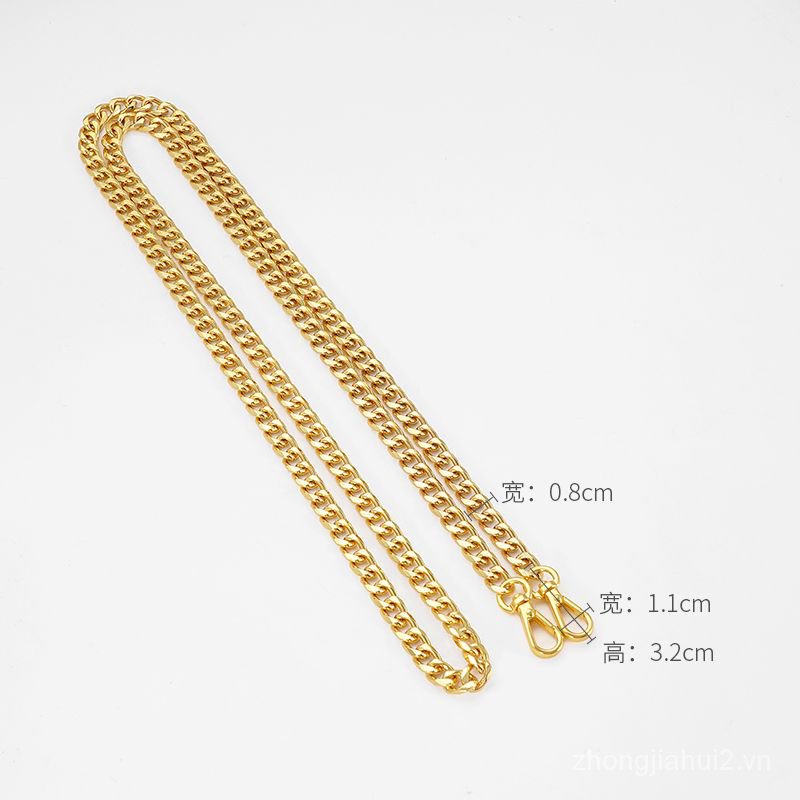 Dây Xích Đeo Túi Xách Thay Thế Không Phai Màu Vàng