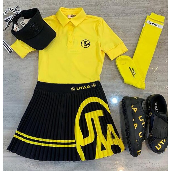 Áo polo Tay Ngắn Co Giãn Mẫu Mới 2023 Phong Cách Hàn Quốc Đánh Golf Cho Nữ