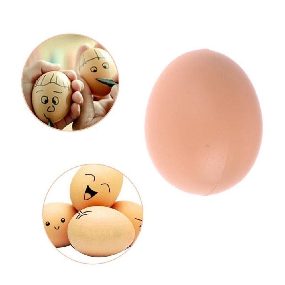 Bộ 5 Quả Trứng Gà / Vịt / Trứng Phục Sinh Nhân Tạo Diy
