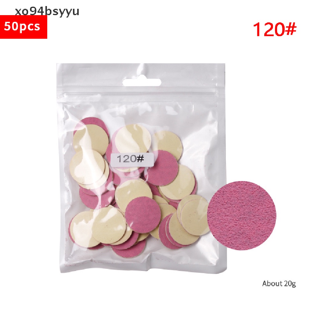 Set 50 Tờ Giấy Nhám 25mm Thay Thế Cho Máy Mài Móng Chân xo94bsyyu