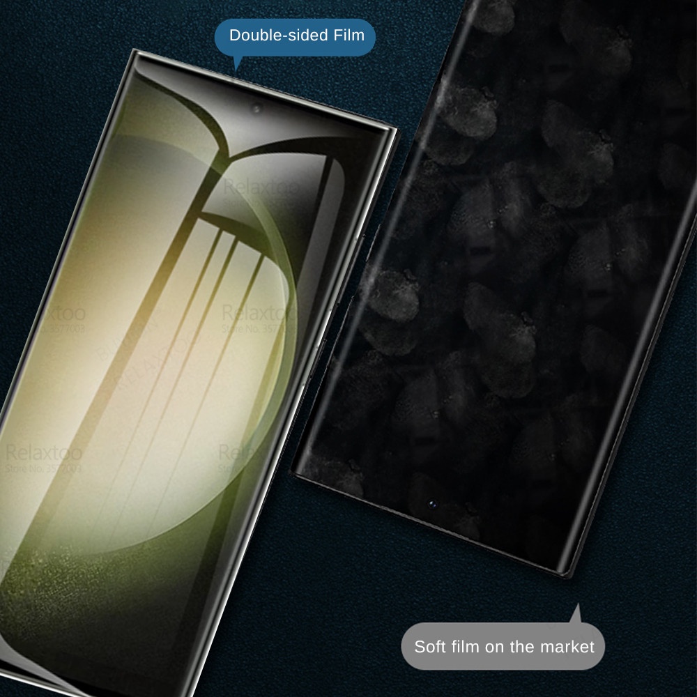 360° Miếng Dán Hydrogel Mềm Bảo Vệ Màn Hình Cho Samsung Galaxy S23 Ultra S 23 Plus S23Plus S23Ultra 5G Kính