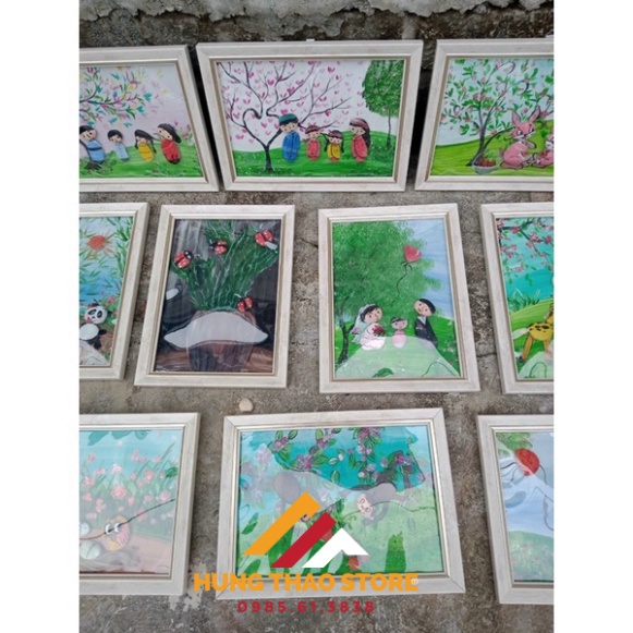 Khung Hình Treo Tường , Khung Bằng Khen, Khung Ảnh Trang Trí - Mặt Mica trong suốt, sang trọng