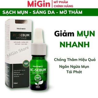Serum giảm mụn mờ thâm ac sebum ampoule mediworld