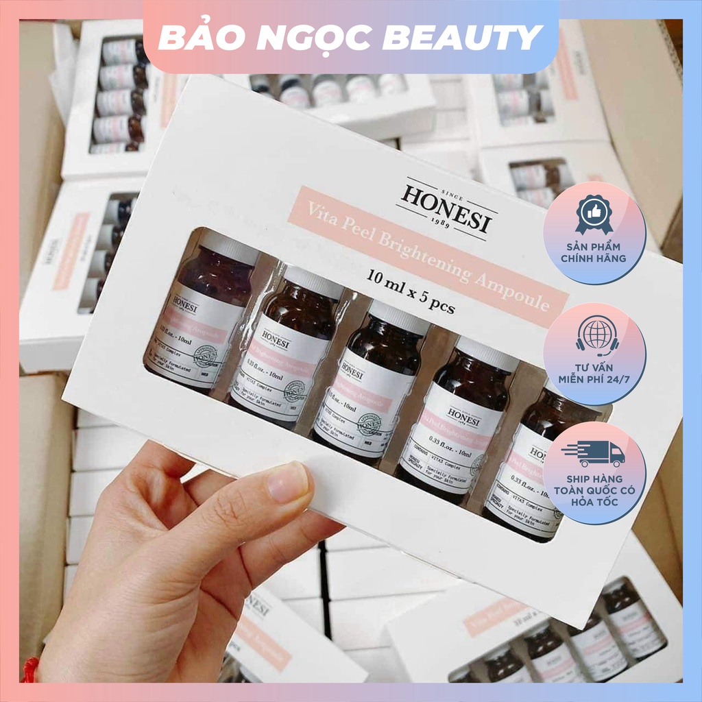 Tinh chất tế bào gốc Honesi Vita Peel Brightening Ampoule Nội địa Hàn - Set 5 lọ