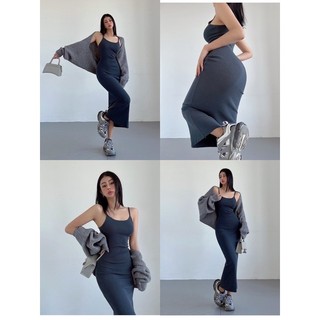 [HÀNG ĐẶT TRƯỚC] Đầm maxi dệt kim #402