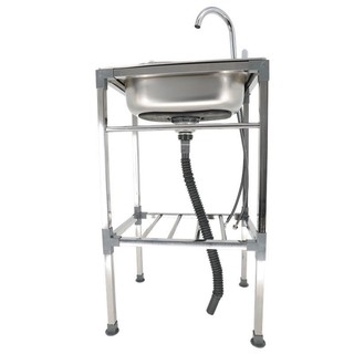 Chân bồn rửa chén chất liệu inox