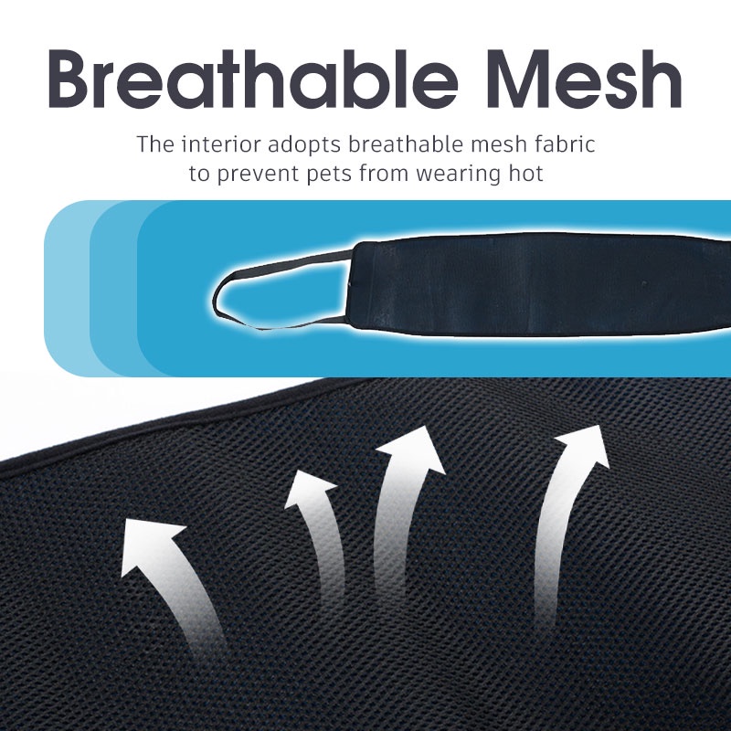 HamshMoc Dây Đai Hỗ Trợ Dắt Thú Cưng Đi Dạo Thiết Kế Thoáng Khí Tiện Dụng
