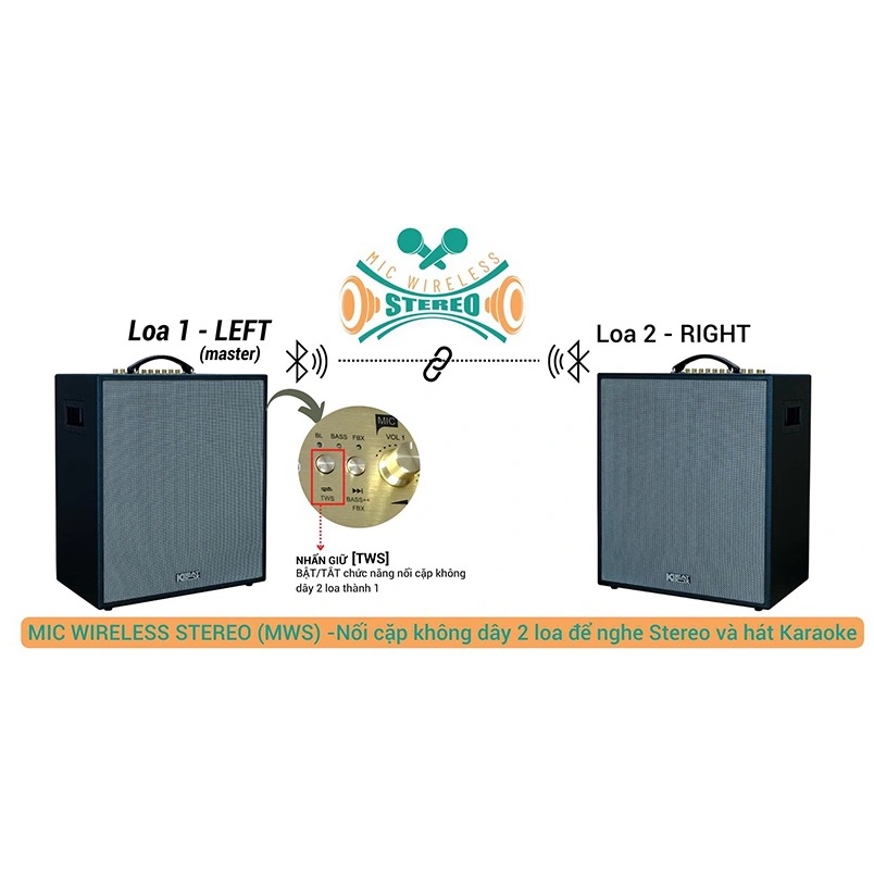 Loa Acnos CS551 - Hàng chính hãng bảo hành 12 tháng