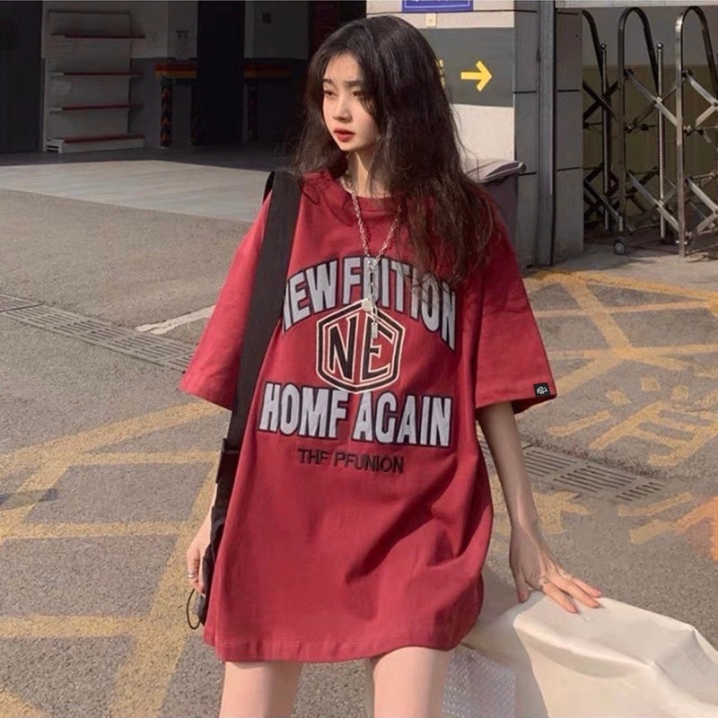 Áo thun phông logo tay nam nữ PINK tay lỡ form rộng NEW FDITION Unisex | BigBuy360 - bigbuy360.vn