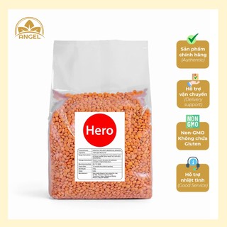 Đậu Lăng Đỏ Hero Masoor Dal Tách Hạt nhập khẩu Hạt dinh dưỡng, dùng chế biến món ăn Angel Foods