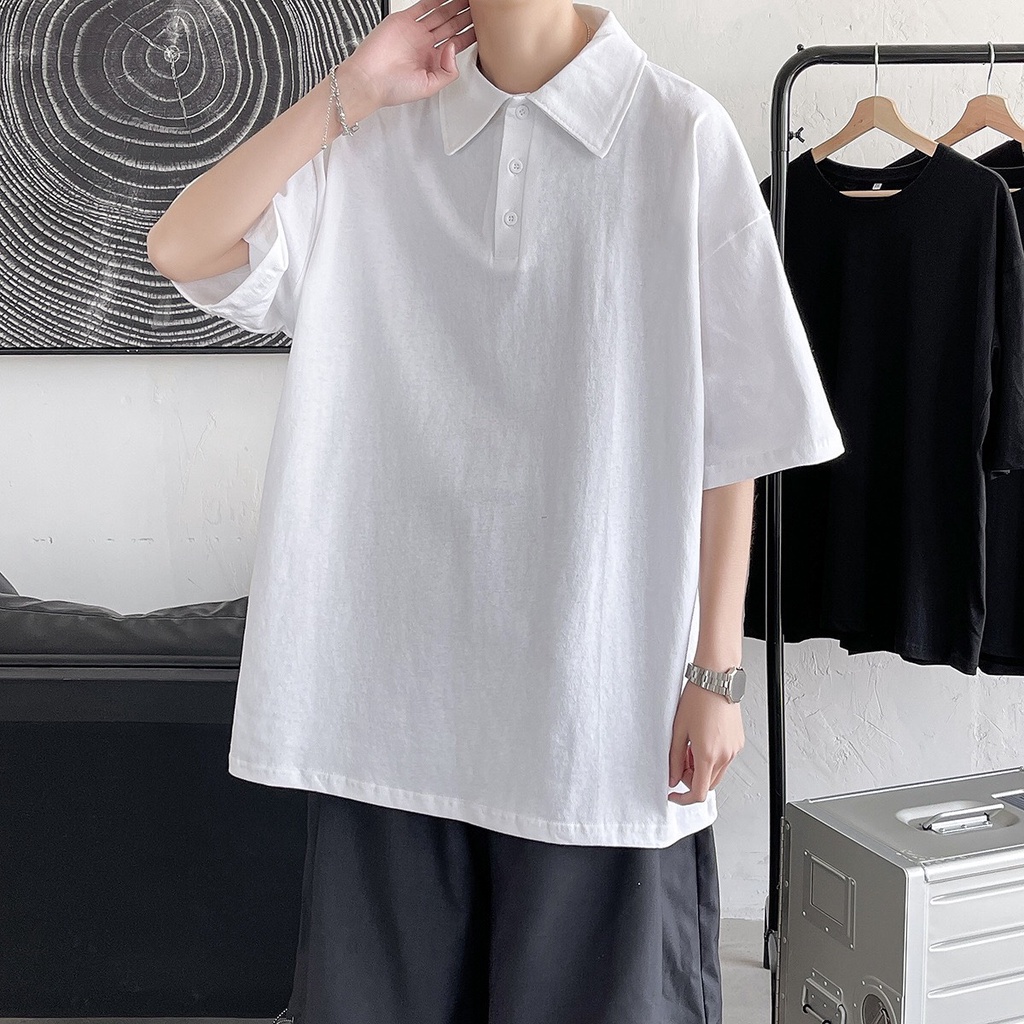 Áo polo nam nữ form rộng, áo polo unisex phong cách trẻ trung năng động