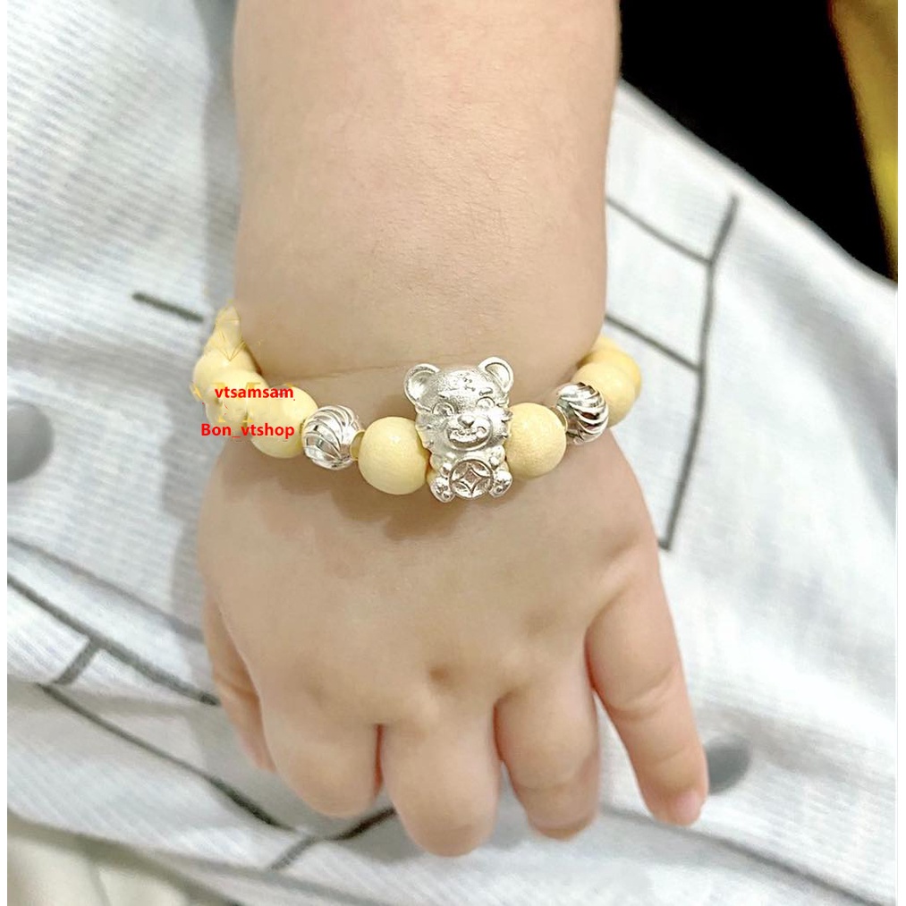 Vòng dâu tằm mèo bạc