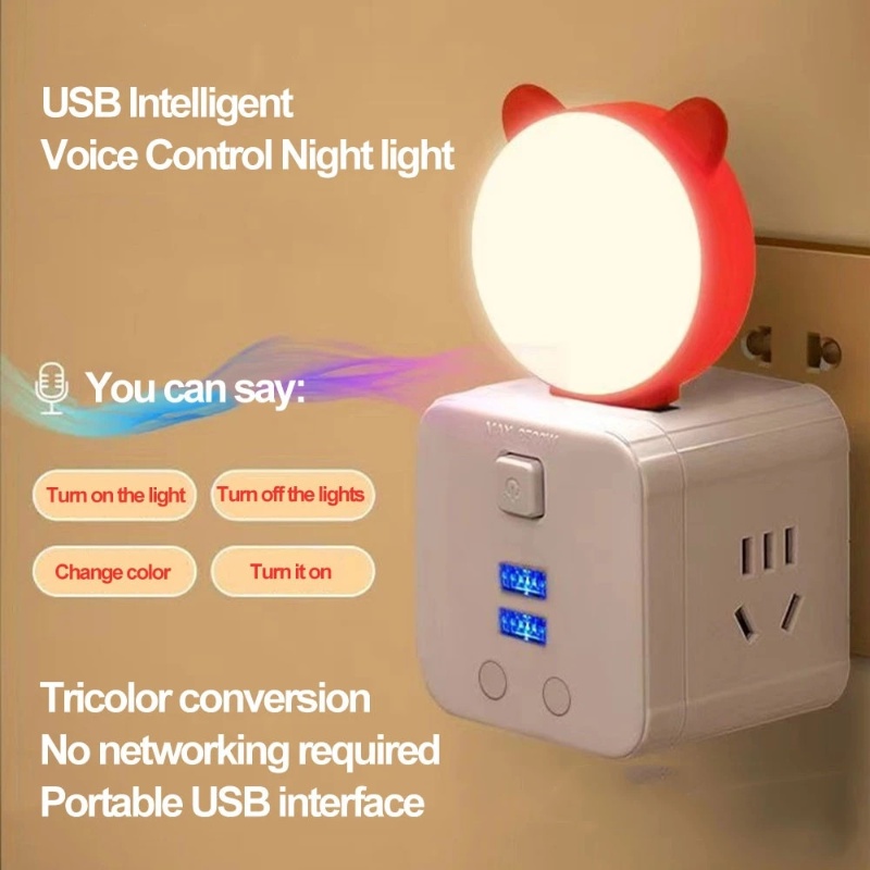 Đèn Led Đọc Sách Bảo Vệ Mắt Thông Minh Hình Mèo Dễ Thương
