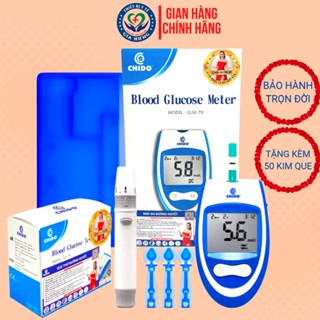 Máy đo đường huyết test thử tiểu đường Chido công nghệ Nhật Bản độ chính xác cao-Hàng chính hãng