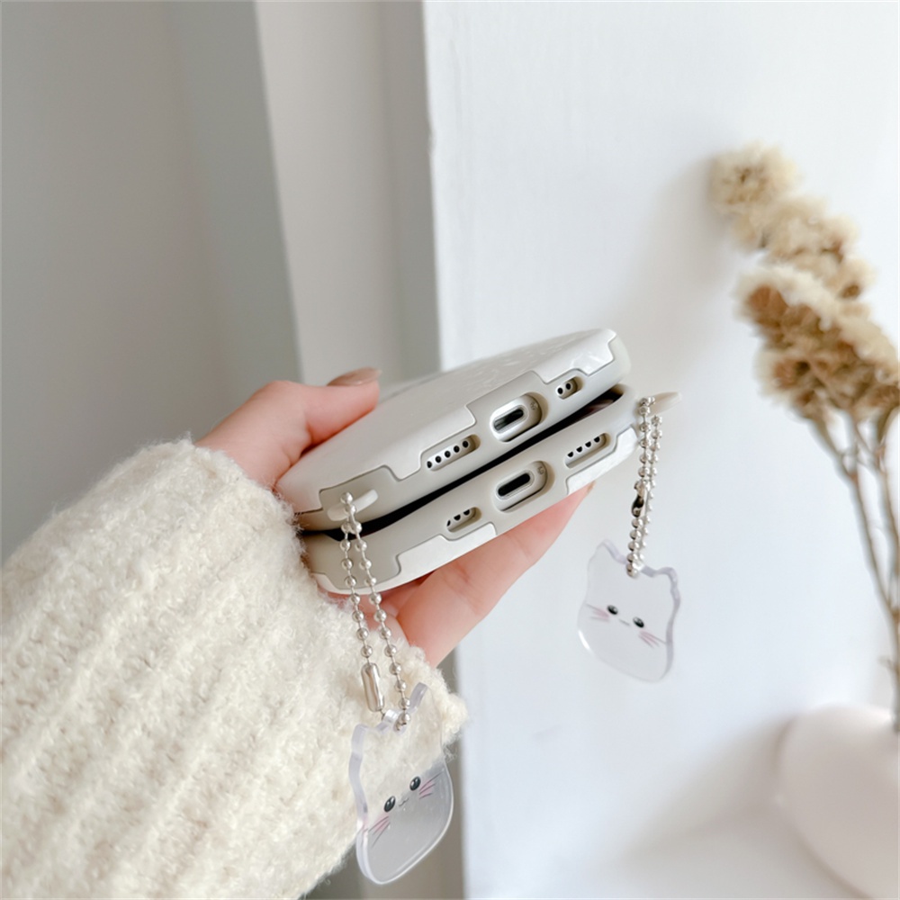 Ốp Điện Thoại tpu Mềm Hình Mèo 3d Cho iphone 15 14 13 12 11 pro max 12pro 13pro 14pro 14plus 15pro 14promax 15promax x xs max xr 7 8 plus
