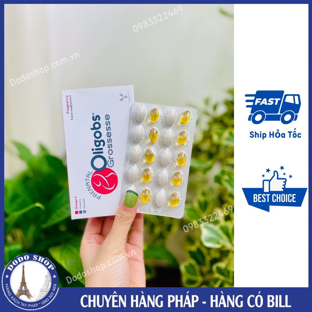 Viên uống bổ sung cho bà bầu Oligobs Grossesse của Pháp_Dodoshop.com.vn