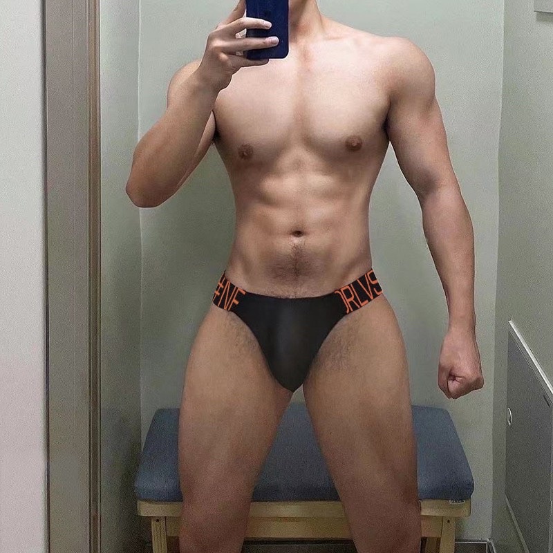 Quần lót nam ORLVS, quần lót tam giác thun sọc gân mã 231