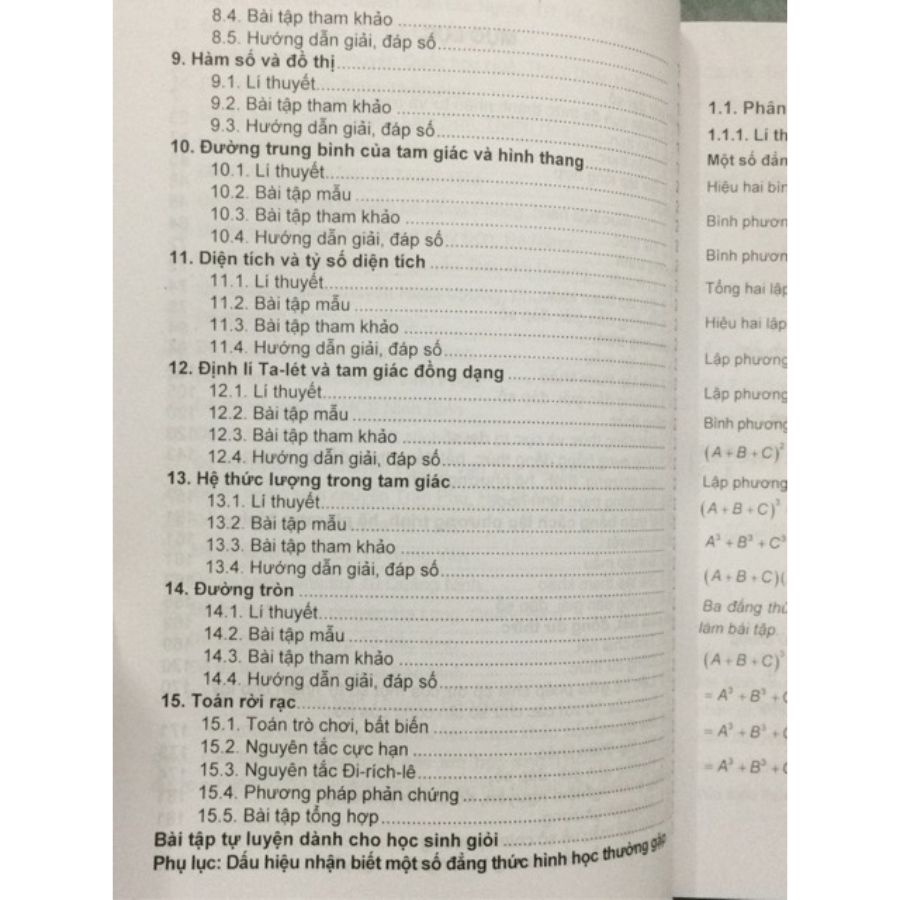 Sách 15 chủ đề thường gặp trong các kì thi thcs và tuyển sinh lớp 10