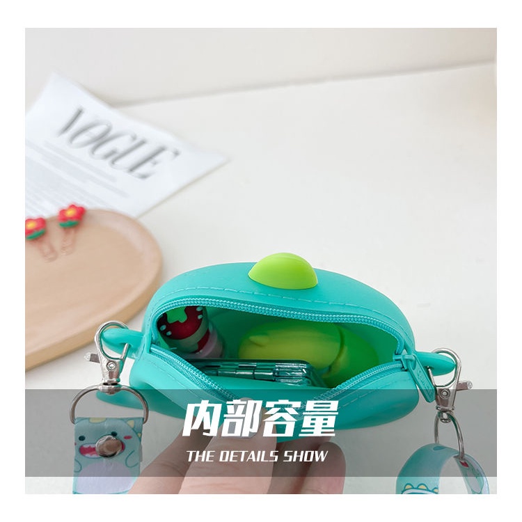 Dây Đeo Túi Xách Bằng Silicon Họa Tiết Hoạt Hình Thời Trang Có Thể Điều Chỉnh