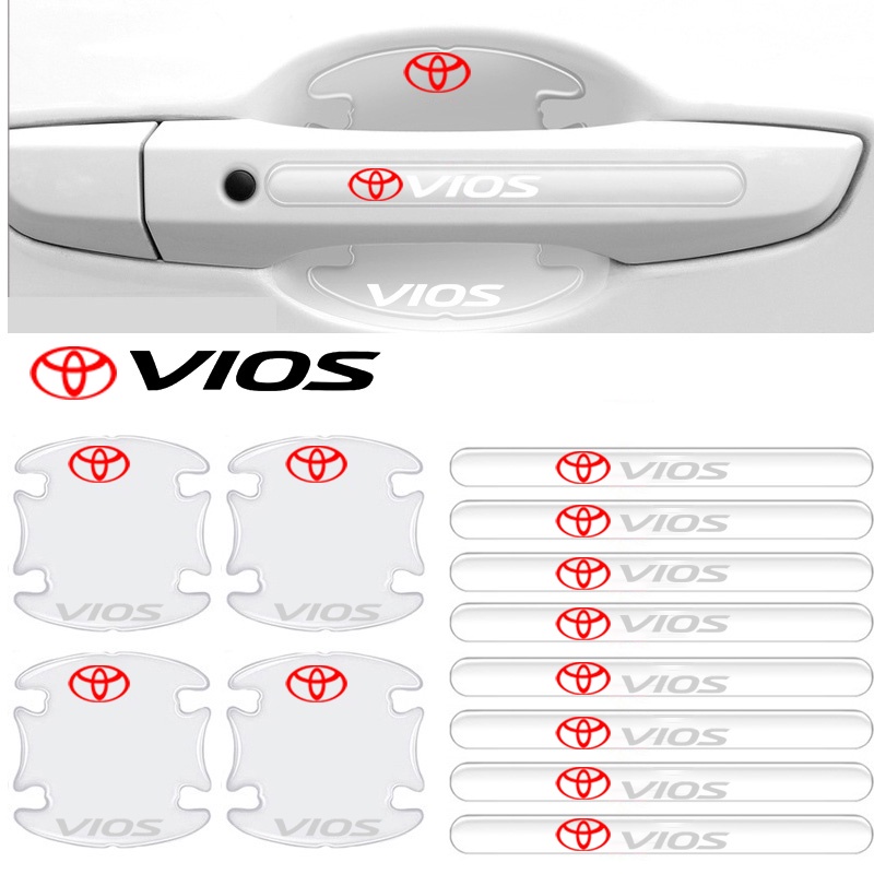 Miếng Dán Trong Suốt Bảo Vệ Tay Nắm Cửa Xe Hơi Toyota Vios Chống Trầy Xước