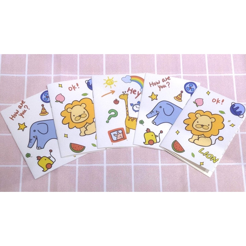 Sổ tay minisize con vật