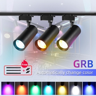  Bộ Đèn LED RGB 20w 220v Nhiều Màu Sắc Gắn Trần Nhà Trang Trí Quán Bar   Studio 