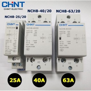 Contactor CHINT 2P 40A NCH8-40/20  220V