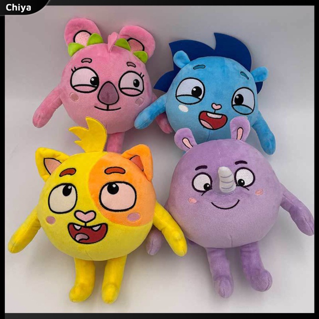 Thú Nhồi Bông Hình Nhím Tê Giác Hoạt Hình Nhiều Màu Cho Bé