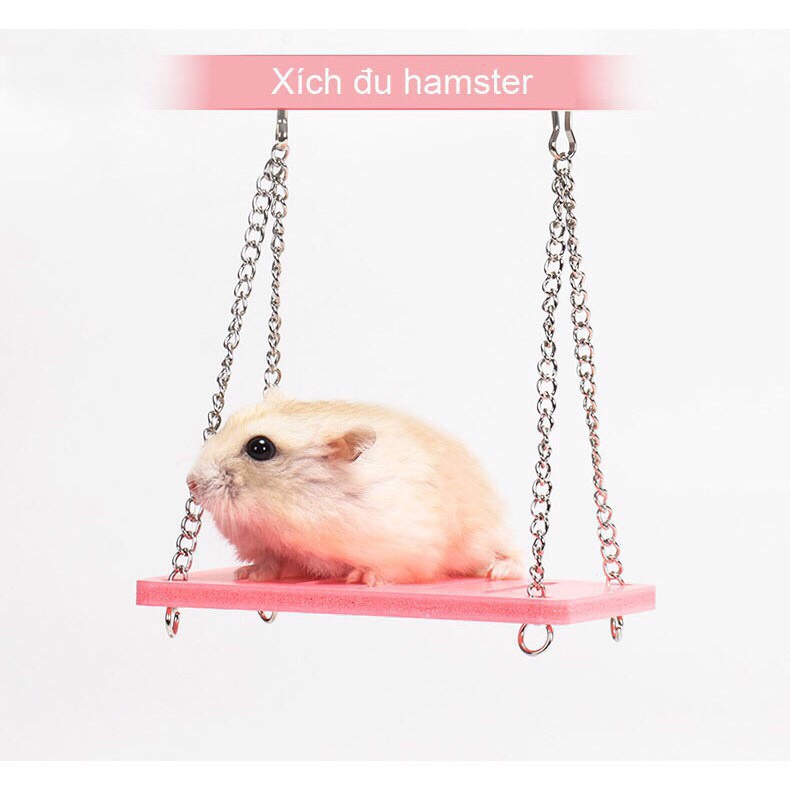 Đồ chơi Hamster gỗ ép vui nhộn xinh xắn .