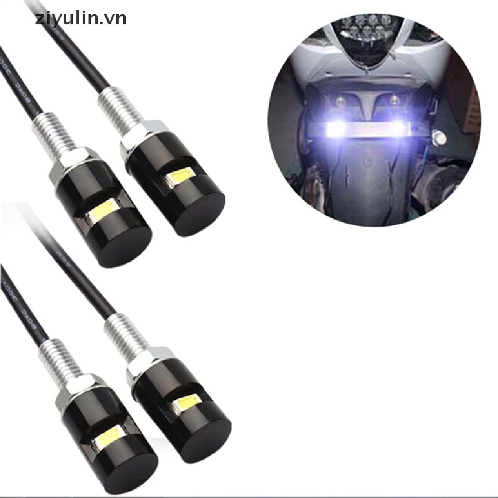 Set 4 Bóng Đèn led ziyulin Ánh Sáng Trắng Đa Năng Dành Cho Ô Tô / Mô Tô