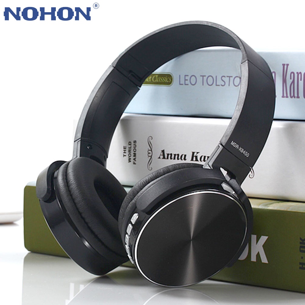 Tai Nghe Chụp Tai Bluetooth Không Dây Chống Ồn Có Đầu Đọc Thẻ Nhớ Cổng 3.5mm Và mic Dùng Để Chơi game Trên Điện Thoại / PC PS4 PS5