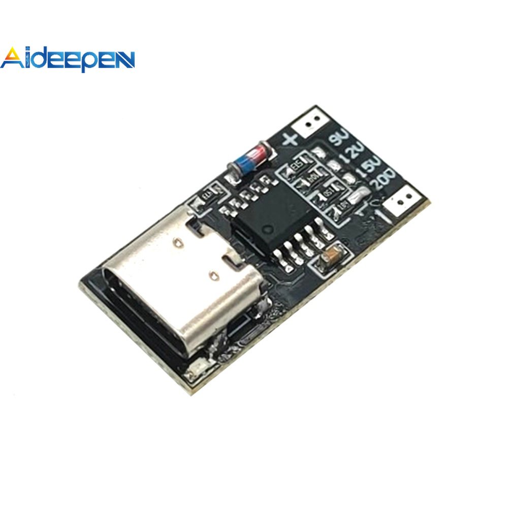 Mô đun giải mã AIDEEPEN điều chỉnh điện áp 9V 12V 20V USB C QC 2.0 3.0 DC tiện lợi