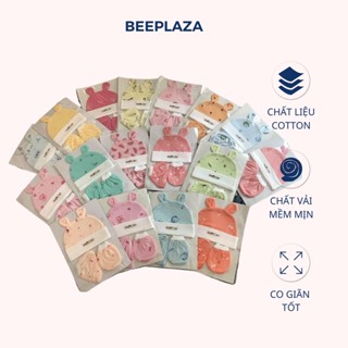 Set mũ, bao tay, bao chân cho bé beeplaza