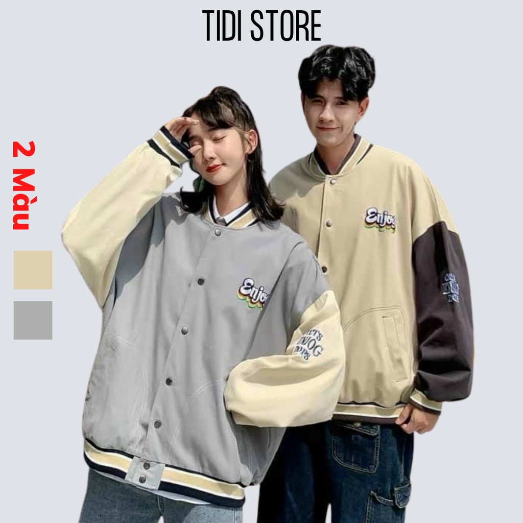 Áo khoác bomber nam nữ unisex form rộng in hình trẻ trung BBZ10