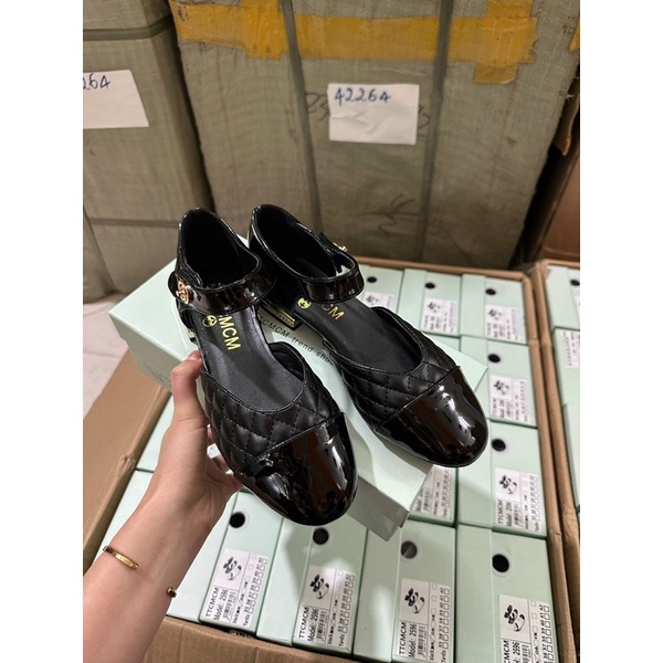 Giày búp bê quai đan nội địa Trung xinh xắn