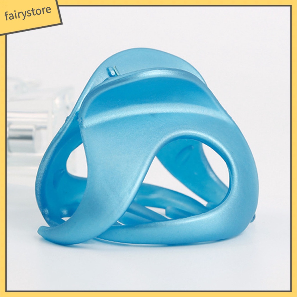 Kẹp Tóc Càng Cua Lớn Co Giãn Không Trượt Màu Sắc Tinh Khiết [Fairy1] [Fairy1]