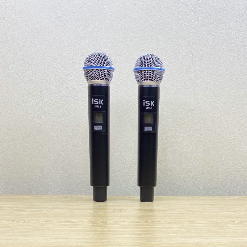 Micro không dây đôi cao cấp ISK SM58 cao cấp