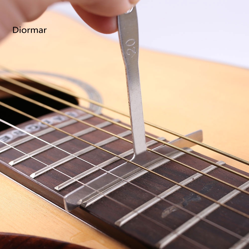 Set 9 Dụng Cụ Đo Độ Dày Dây Đàn Guitar Bằng Thép Không Gỉ