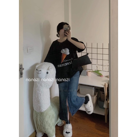 Áo pull hình cây kem Nana21 Nanastore21