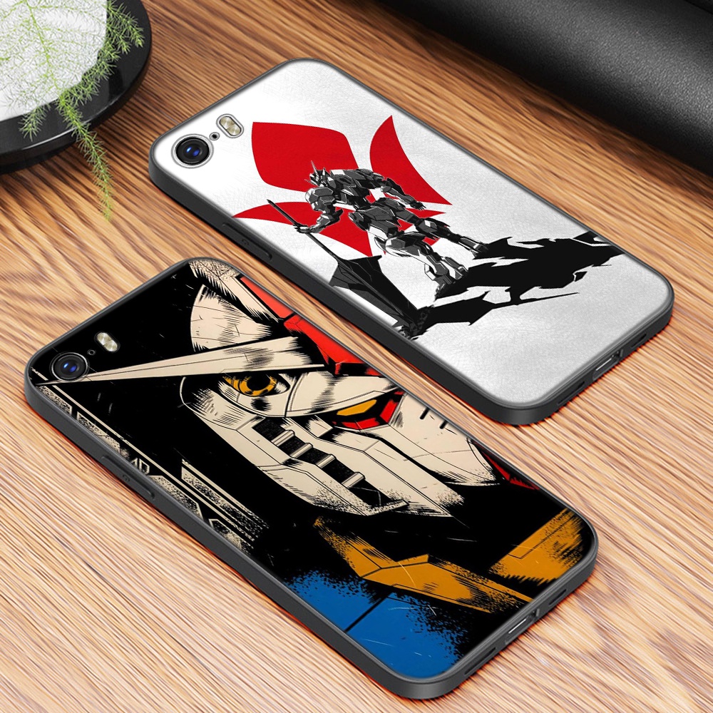 Ốp Điện Thoại Mềm Họa Tiết Gundam Cho iPhone 5 5s SE 6 6s
