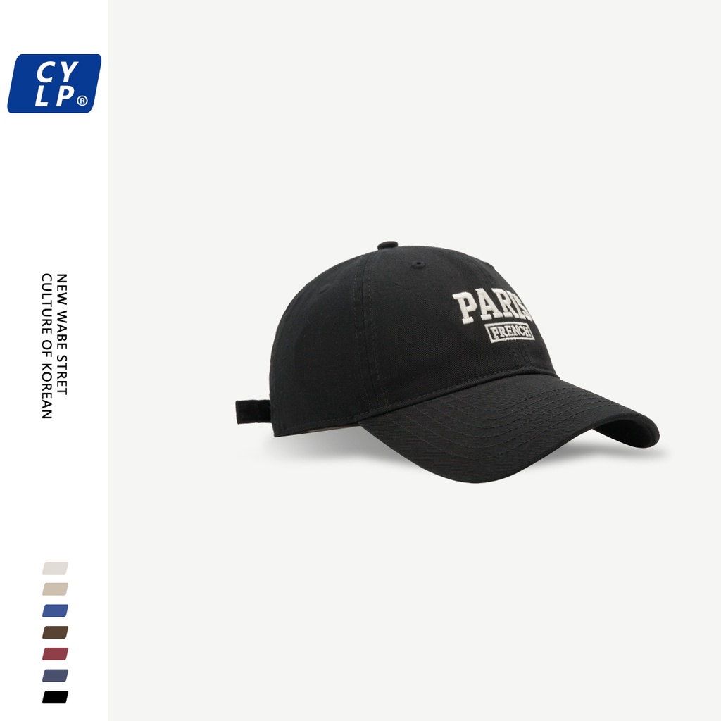 Mũ Lưỡi Trai Thêu Chữ Phong Cách Hàn Quốc Thời Trang Cho Cặp Đôi