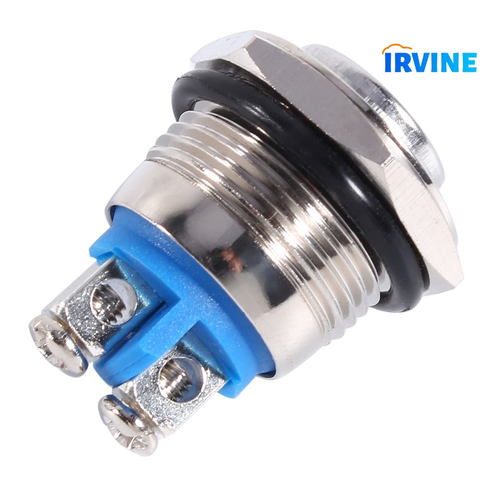 Công Tắc Nhấn / Tắt Còi Xe Hơi Bằng Kim Loại Chống Nước 12V 16mm