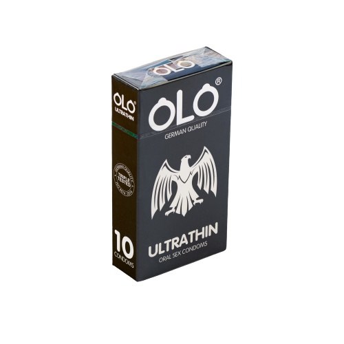Bao cao su BCS OLO Ultrathin siêu mỏng kết hợp oral sex Hộp 10 chiếc ôm khít bôi trơn kéo dài thời gian Men.69