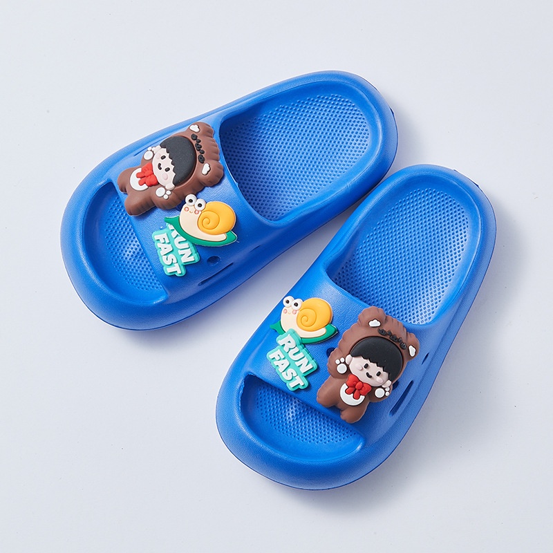 Dép Đi Trong Nhà Tắm Đế Mềm Chống Trượt Họa Tiết Hoạt Hình Xinh Xắn Dành Cho Bé