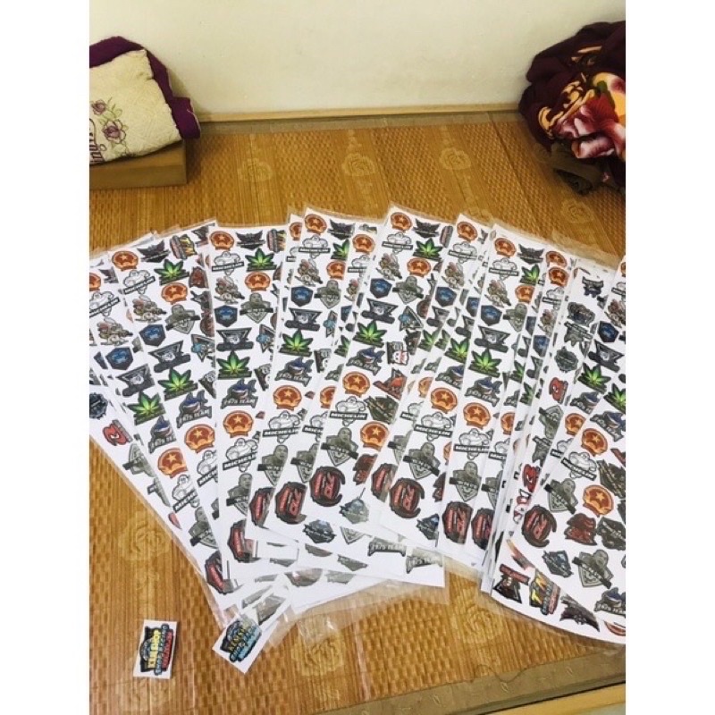 1 Bảng 43 Tem Logo Clup Siêu Hot